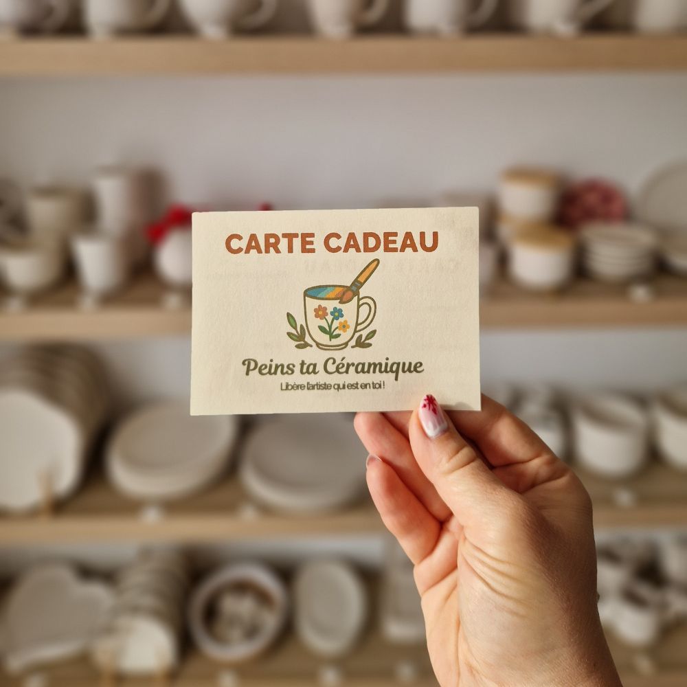 Carte Cadeau Peins ta Céramique